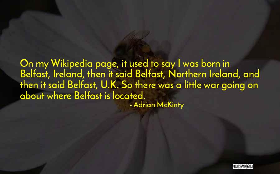 Klaws Houston Quotes By Adrian McKinty Klaws Houston Quotes By Adrian McKinty