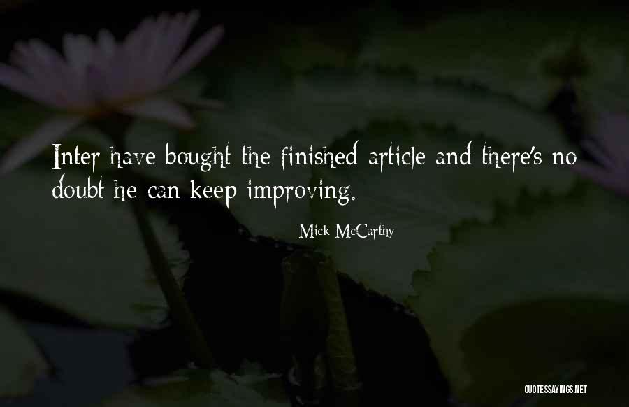 Klebsiella Quotes By Mick McCarthy Klebsiella Quotes By Mick McCarthy