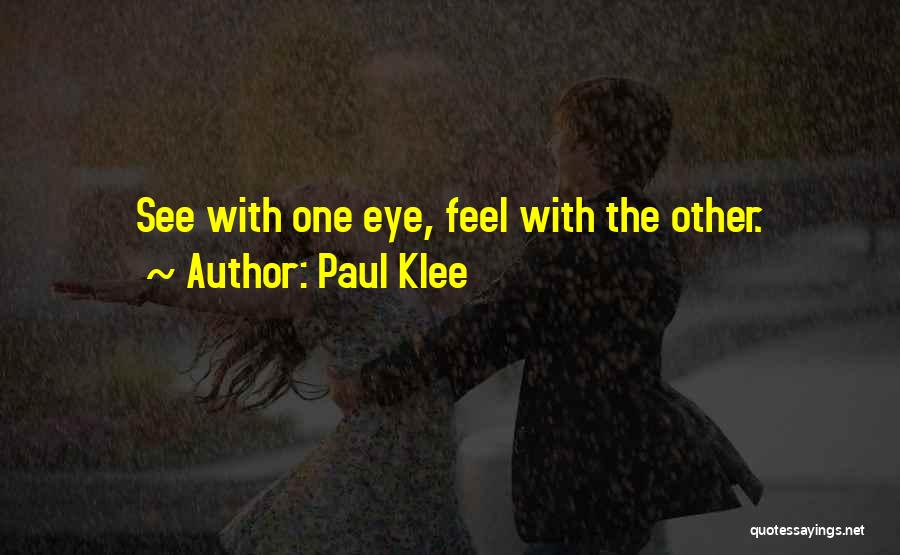 Klee Quotes By Paul Klee