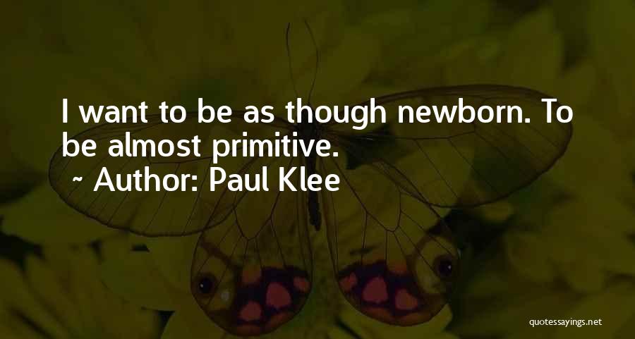 Klee Quotes By Paul Klee