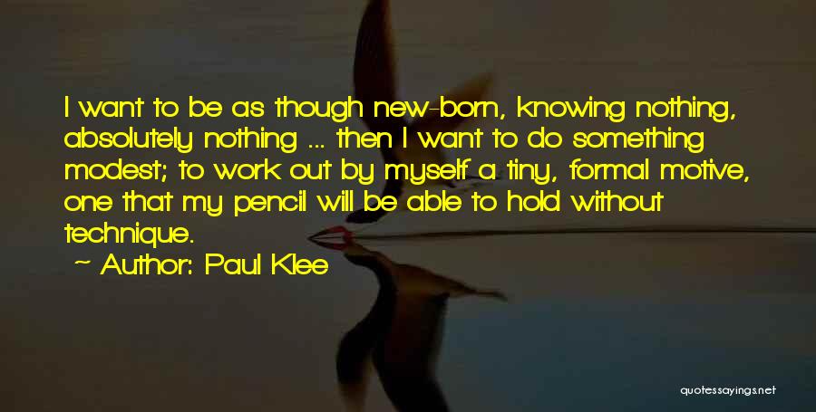 Klee Quotes By Paul Klee