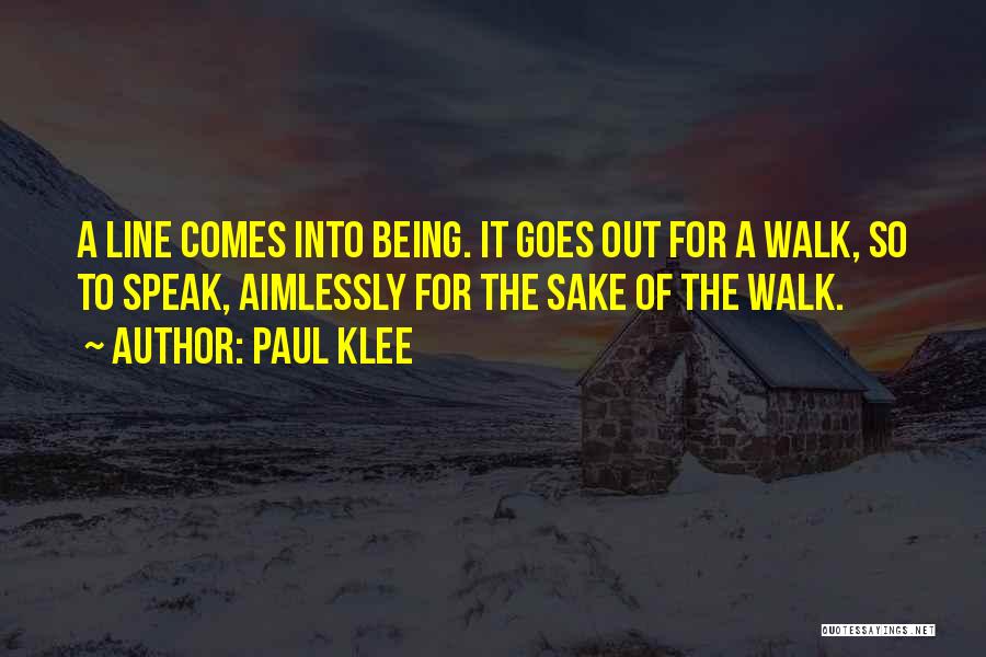 Klee Quotes By Paul Klee