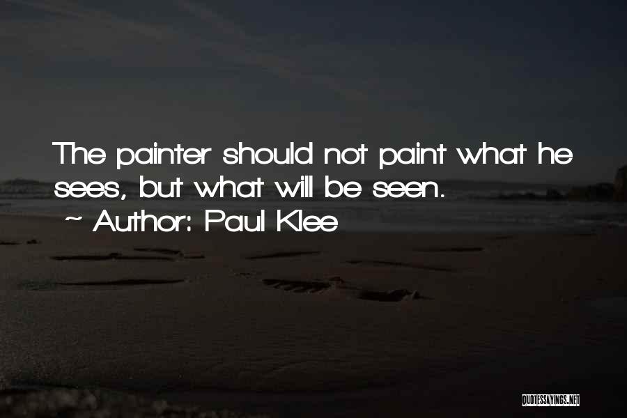 Klee Quotes By Paul Klee