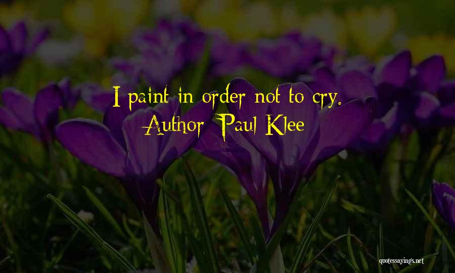 Klee Quotes By Paul Klee