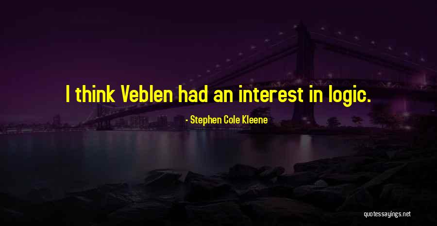 Kleene Quotes By Stephen Cole Kleene