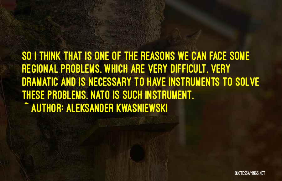 Kleiner Quotes By Aleksander Kwasniewski