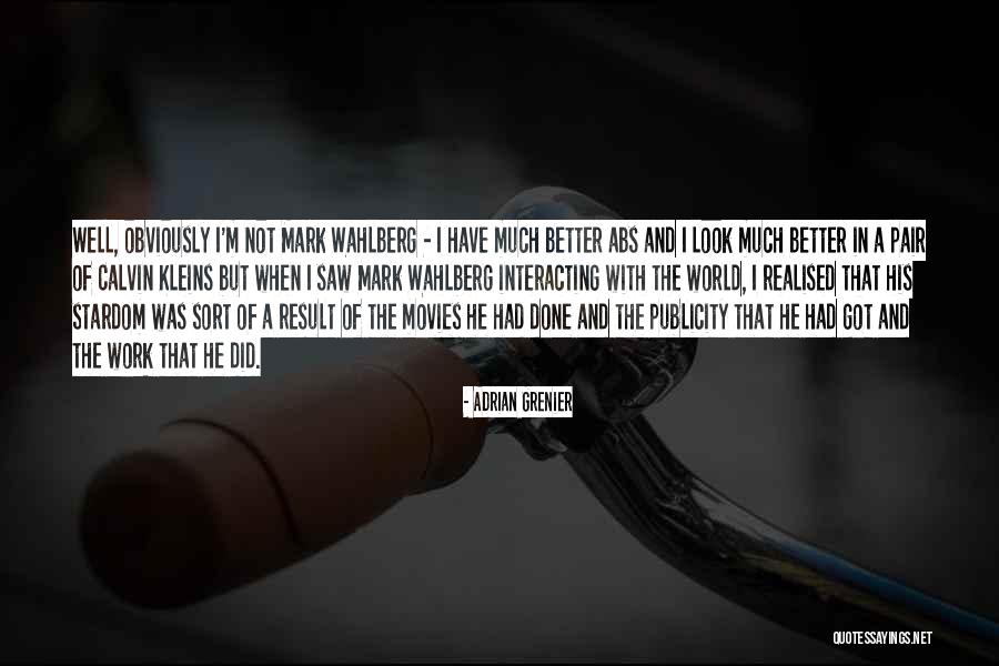 Kleins Quotes By Adrian Grenier Kleins Quotes By Adrian Grenier
