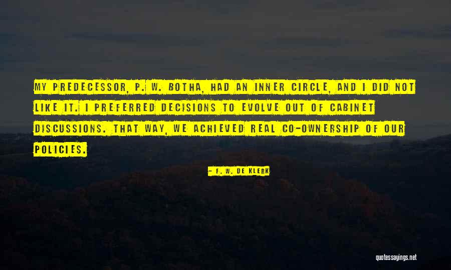 Klerk Quotes By F. W. De Klerk Klerk Quotes By F. W. De Klerk