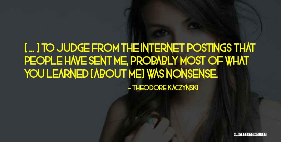 Klimenko Viktor Quotes By Theodore Kaczynski Klimenko Viktor Quotes By Theodore Kaczynski