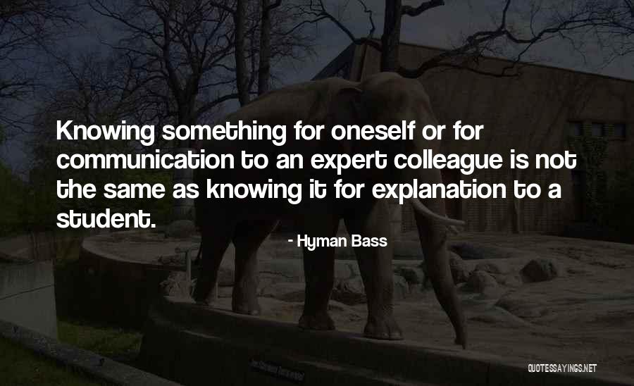 Klimpel S Quotes By Hyman Bass Klimpel S Quotes By Hyman Bass