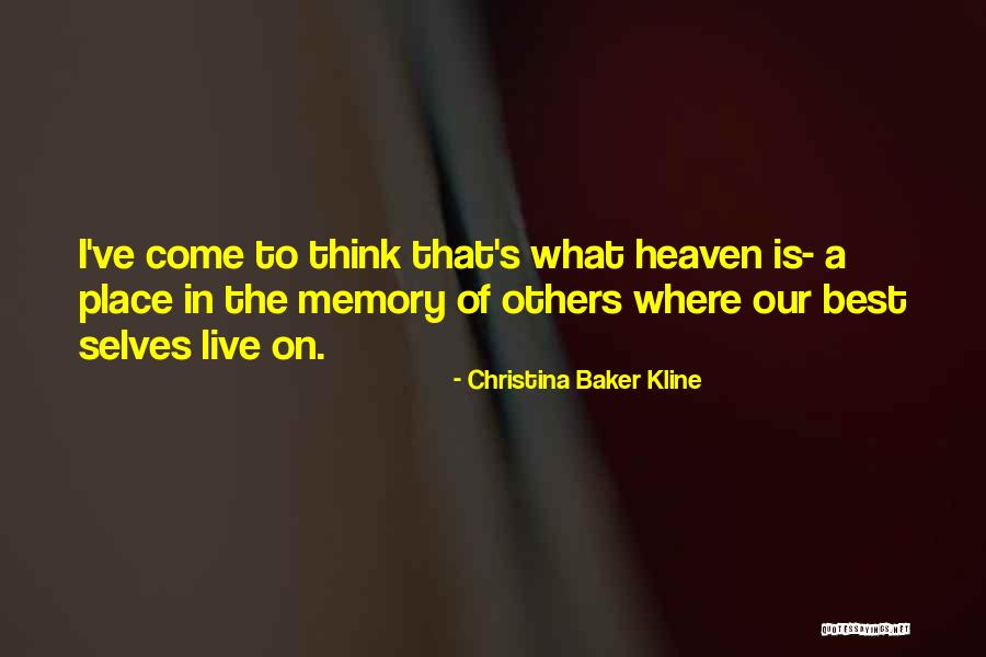 Kline Quotes By Christina Baker Kline