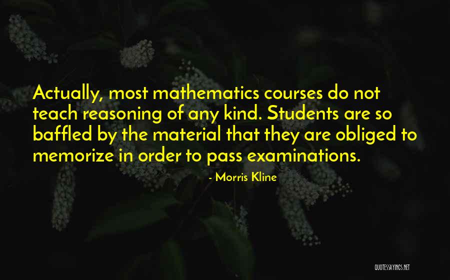 Kline Quotes By Morris Kline Kline Quotes By Morris Kline