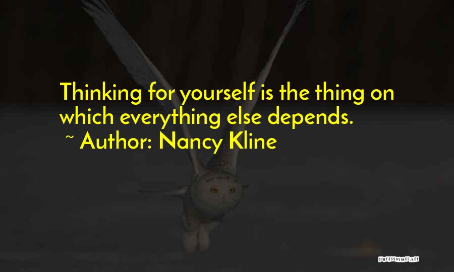 Kline Quotes By Nancy Kline