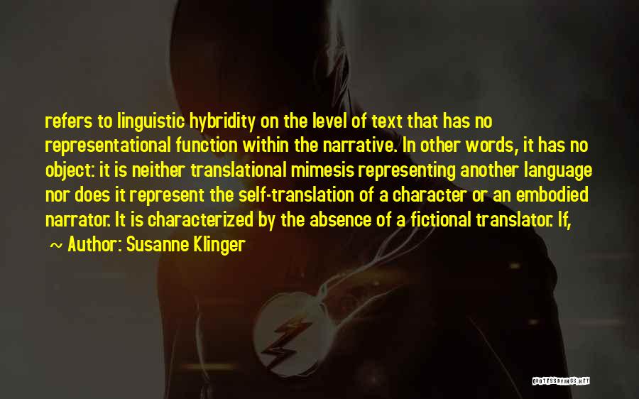 Klinger Quotes By Susanne Klinger