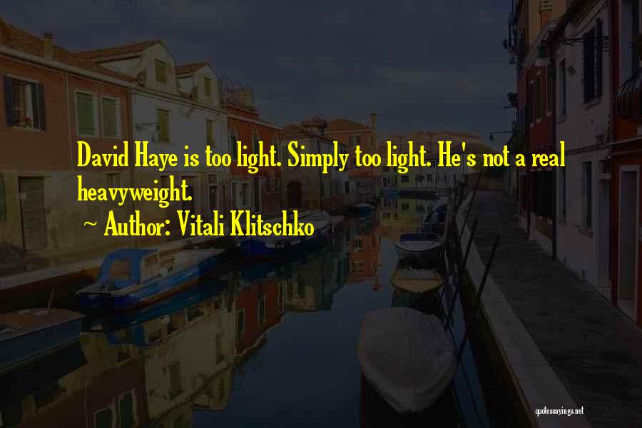 Klitschko Quotes By Vitali Klitschko