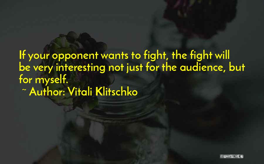 Klitschko Quotes By Vitali Klitschko