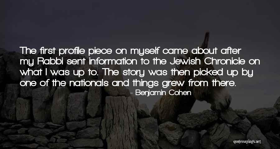 Klotsche Hours Quotes By Benjamin Cohen Klotsche Hours Quotes By Benjamin Cohen