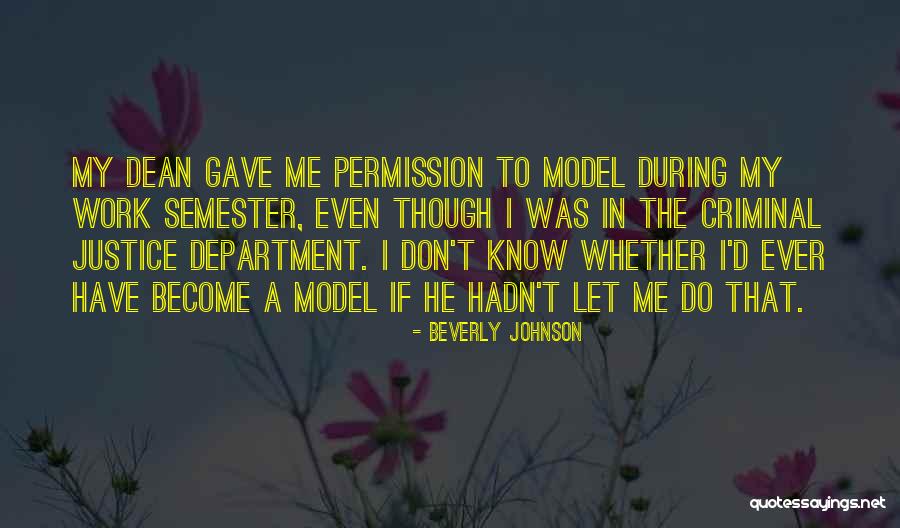 Klumps Grandma Quotes By Beverly Johnson