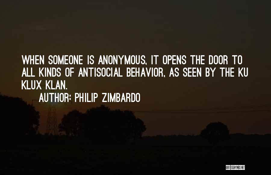 Klux Klux Quotes By Philip Zimbardo