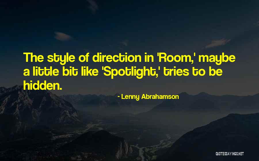 Kmekoalas Quotes By Lenny Abrahamson Kmekoalas Quotes By Lenny Abrahamson