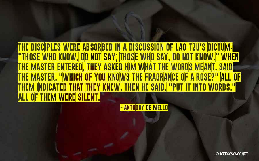 Knall Quotes By Anthony De Mello Knall Quotes By Anthony De Mello
