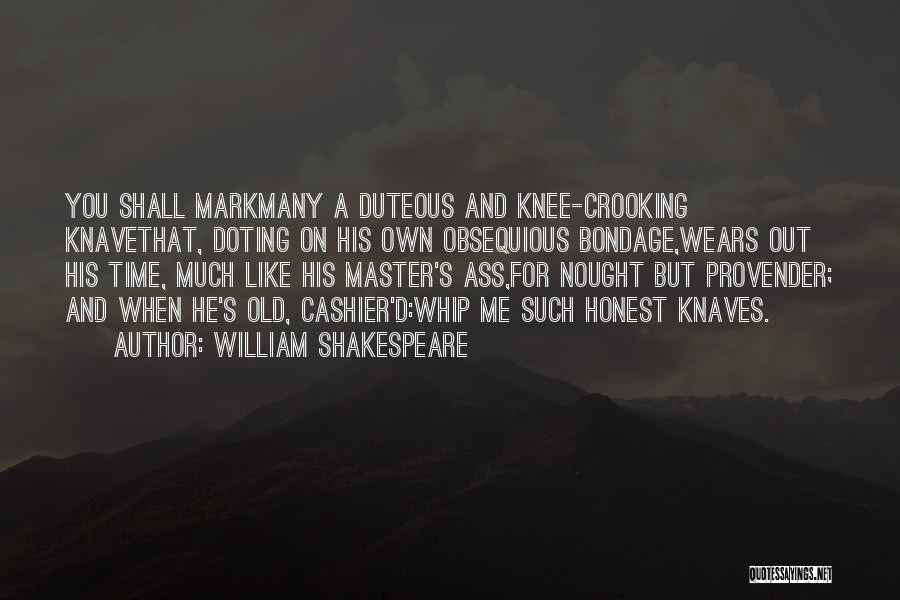 Knave Quotes By William Shakespeare