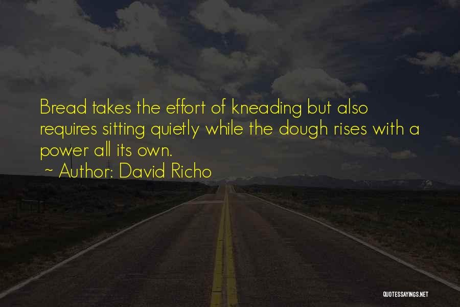 Kneading Quotes By David Richo