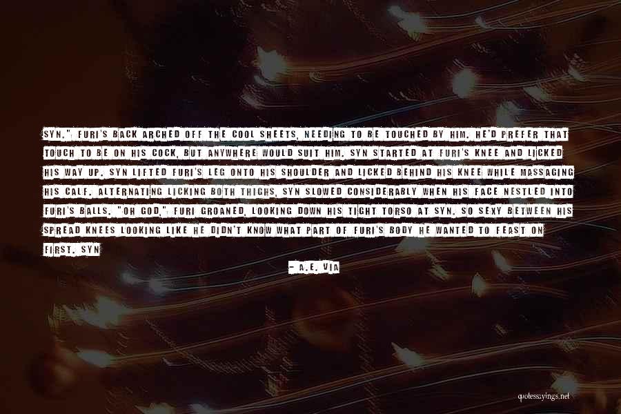 Knee And Shoulder Quotes By A.E. Via Knee And Shoulder Quotes By A.E. Via