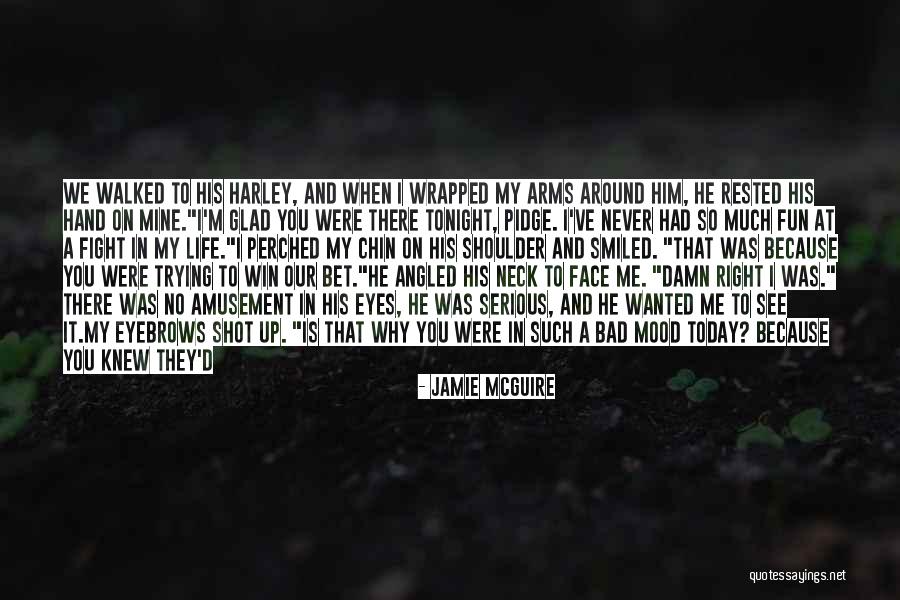 Knee And Shoulder Quotes By Jamie McGuire Knee And Shoulder Quotes By Jamie McGuire