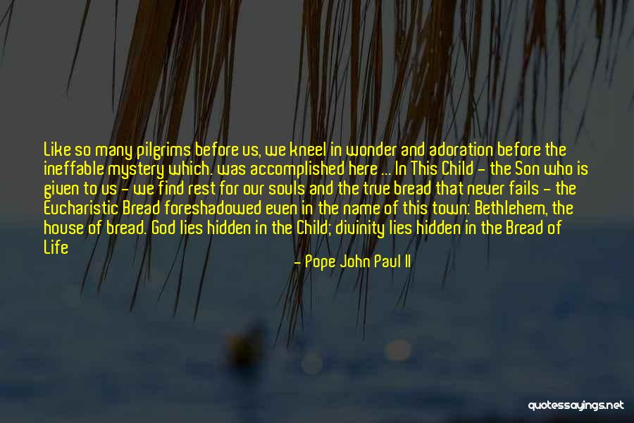 Kneel Before God Quotes By Pope John Paul II