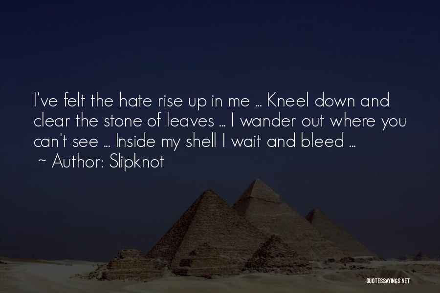 Kneel Down Quotes By Slipknot