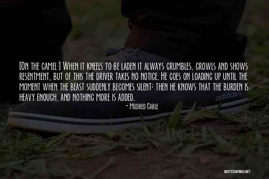 Kneels Quotes By Mildred Cable Kneels Quotes By Mildred Cable