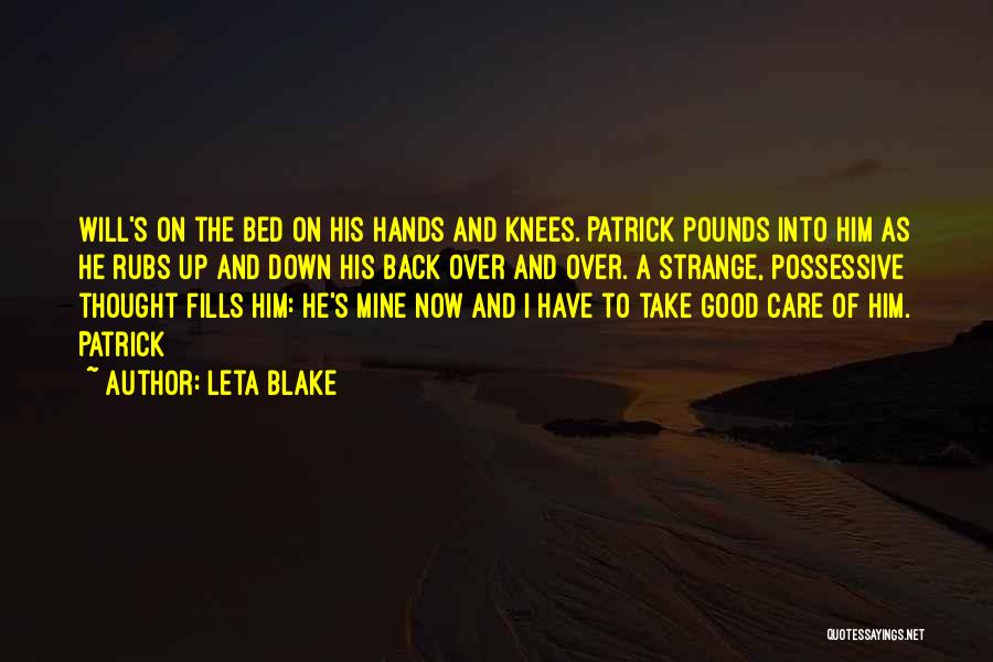 Knees Quotes By Leta Blake