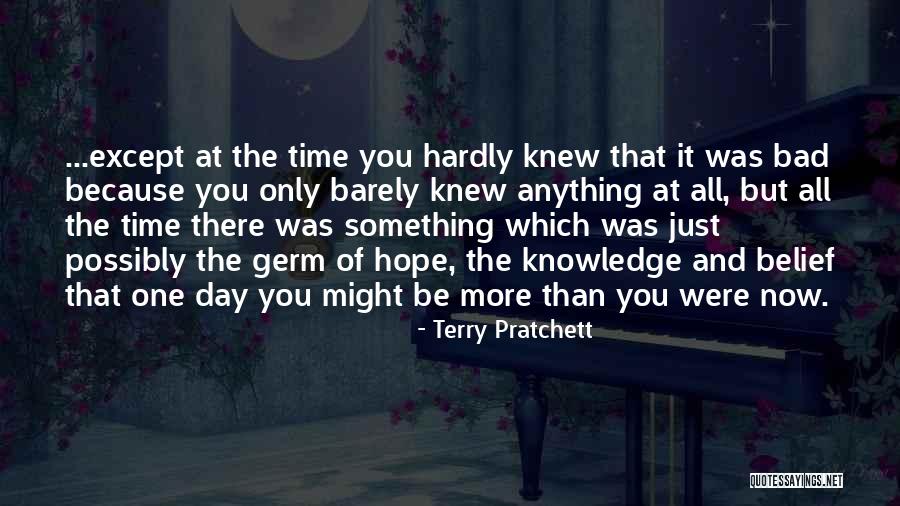Knew Something Quotes By Terry Pratchett Knew Something Quotes By Terry Pratchett