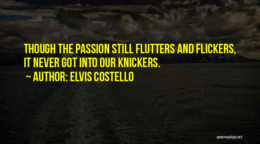 Knickers Quotes By Elvis Costello