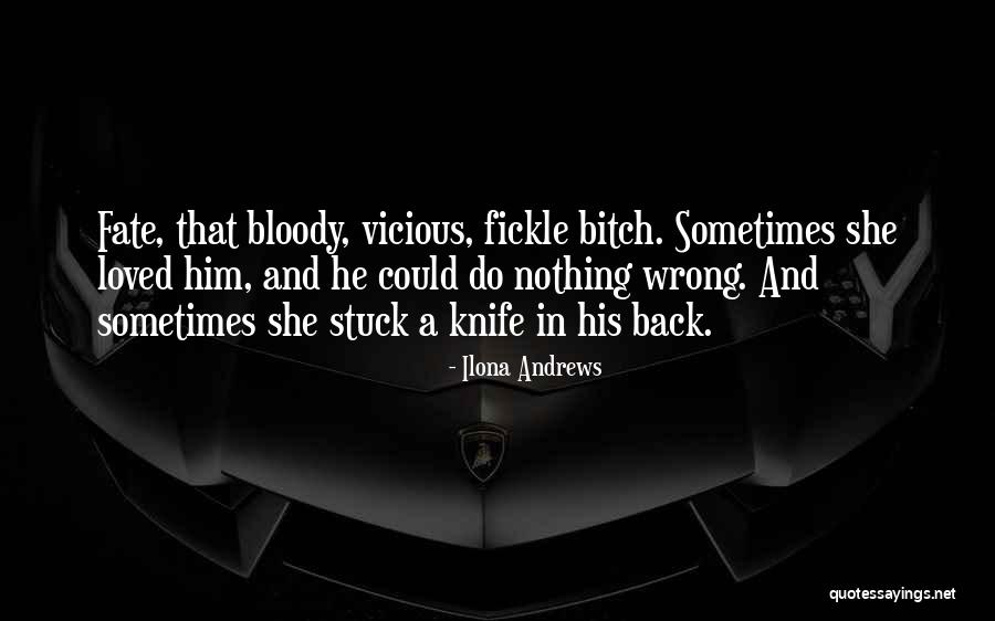 Knife In Back Quotes By Ilona Andrews Knife In Back Quotes By Ilona Andrews