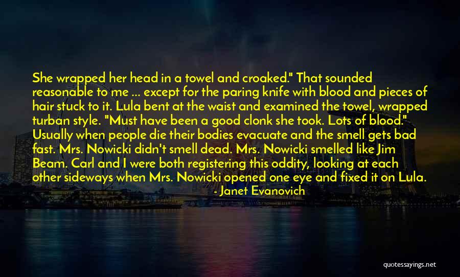 Knife In Back Quotes By Janet Evanovich Knife In Back Quotes By Janet Evanovich