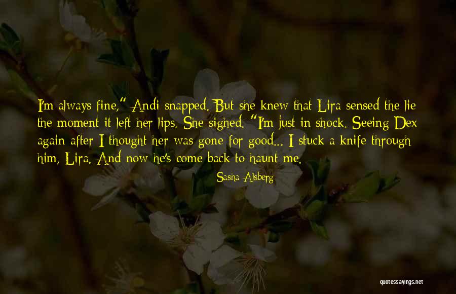 Knife In Back Quotes By Sasha Alsberg Knife In Back Quotes By Sasha Alsberg