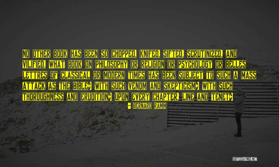 Knifed 5 Quotes By Bernard Ramm Knifed 5 Quotes By Bernard Ramm