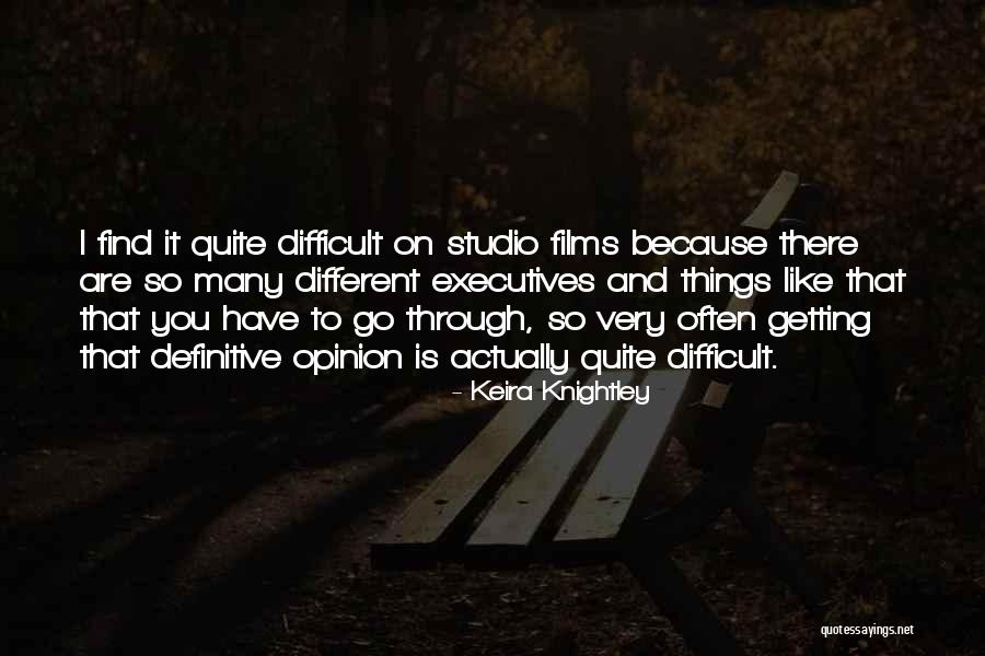 Knightley Quotes By Keira Knightley
