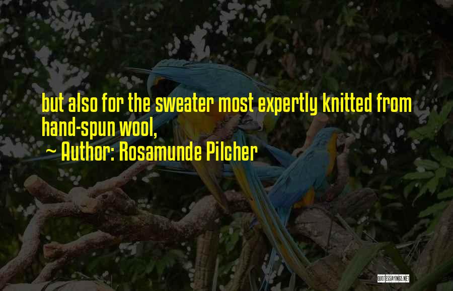 Knitted Sweater Quotes By Rosamunde Pilcher