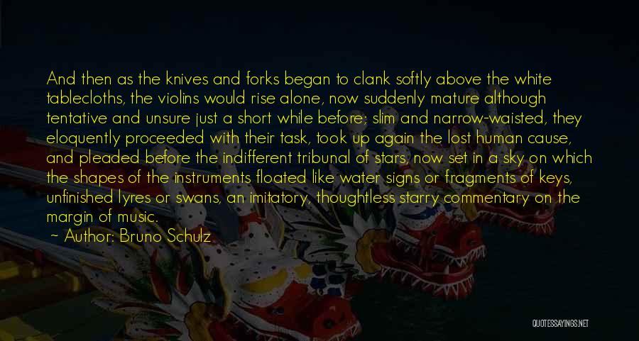 Knives And Forks Quotes By Bruno Schulz