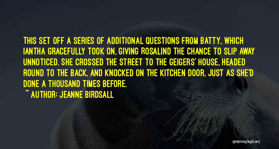 Knocked Back Quotes By Jeanne Birdsall