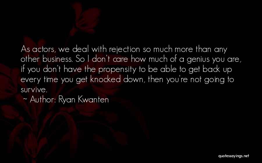 Knocked Back Quotes By Ryan Kwanten