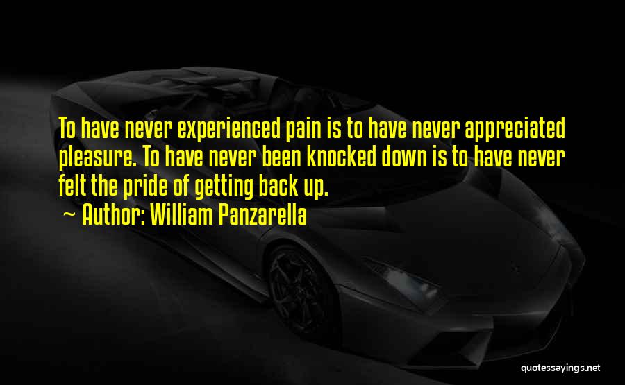 Knocked Back Quotes By William Panzarella