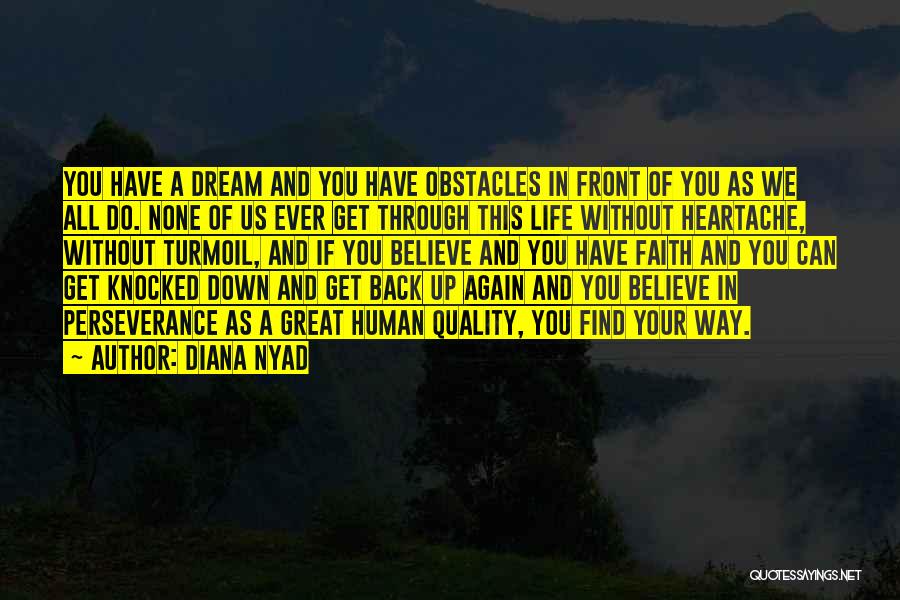 Knocked Down And Get Up Quotes By Diana Nyad