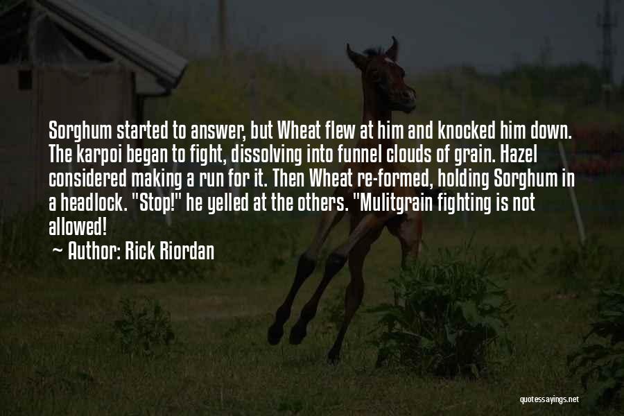 Knocked Down Quotes By Rick Riordan