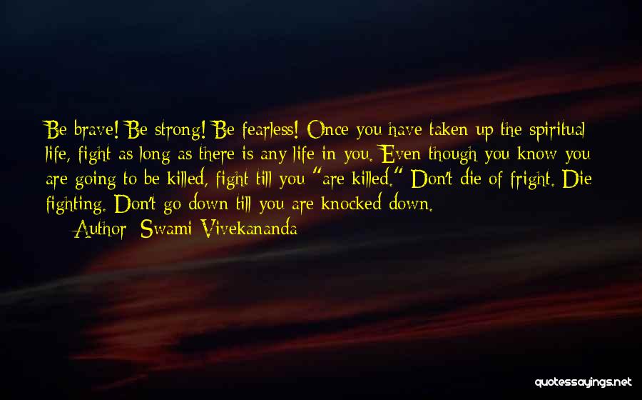 Knocked Down Quotes By Swami Vivekananda