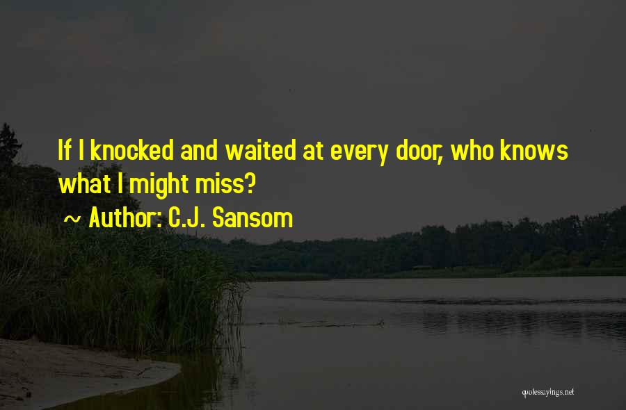 Knocked Quotes By C.J. Sansom