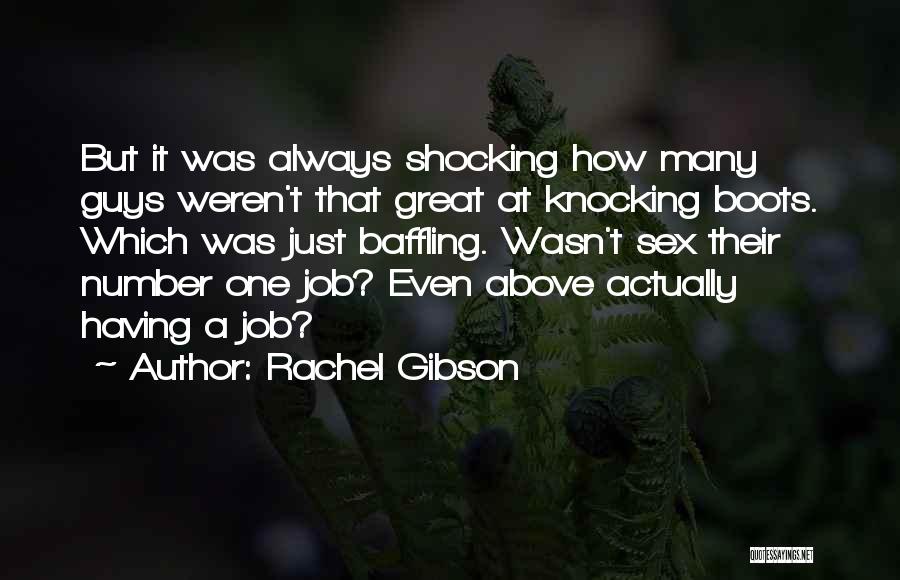 Knocking Boots Quotes By Rachel Gibson